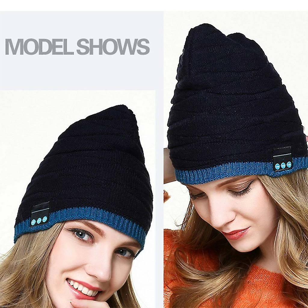 Unbranded Sans Fil Bluetooth Compatible Poisson Modèle Tricoté Velours Hiver Casque Chaud Cap Musique Appel Casque Chapeau Pour Nuit Courir Pêche Sports De Plein Air T 4 Unbranded Sans Fil Bluetooth Compatible Poisson Modèle Tricoté Velours Hiver Casque Chaud Cap Musique Appel Casque Chapeau Pour Nuit Courir Pêche Sports De Plein Air T – Image 4