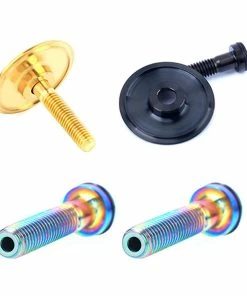 Unbranded Léger Pour Casquette De Vélo En Alliage De Titane + M6 * 30mm Casque De Vélo Tige Bolt Casque Vis Bicycle Parties -Pédales de vélo Soldes Boutique 776474405 max