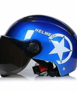 Unbranded Voiture électrique Casque Scooter Vélo Visage Ouvert Demi Baseball Cap Anti-uv Sécurité Casque De Vélo Casque Réglable -Pédales de vélo Soldes Boutique 777545439 max