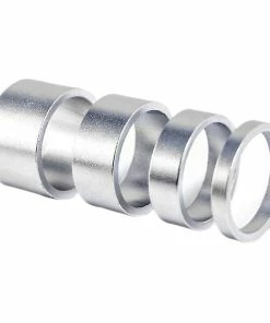 Beitong 4pcs / Set 5/10/15 / 20mm Casque En Alliage D’aluminium Stem Spacer 28.6mm Fork Washer Cap Pour Road Bike Cycli