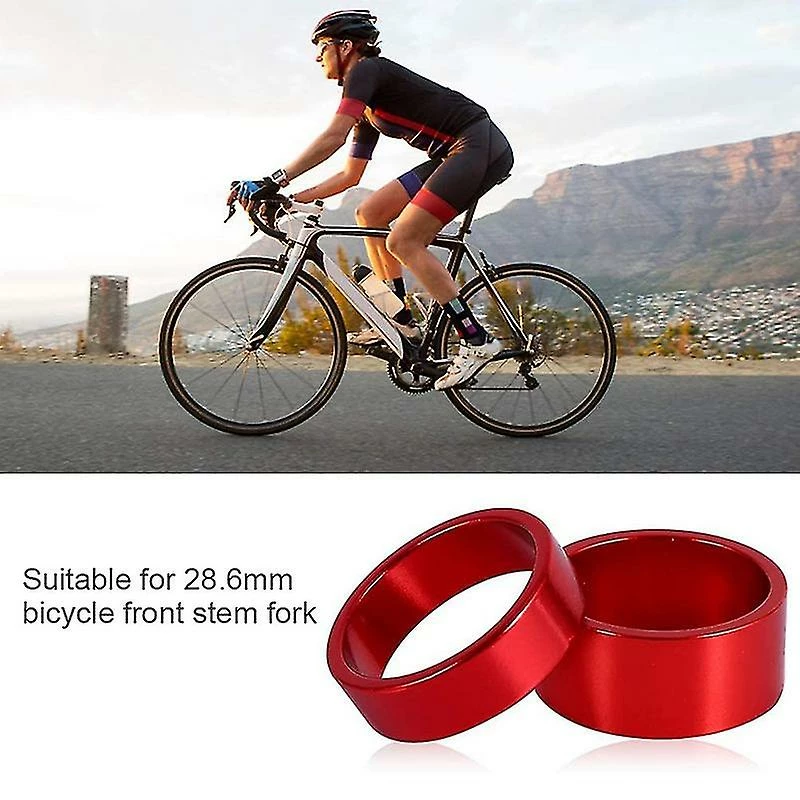 Beitong 4pcs / Set 5/10/15 / 20mm Casque En Alliage D’aluminium Stem Spacer 28.6mm Fork Washer Cap Pour Road Bike Cycli 3 Beitong 4pcs / Set 5/10/15 / 20mm Casque En Alliage D’aluminium Stem Spacer 28.6mm Fork Washer Cap Pour Road Bike Cycli – Image 3