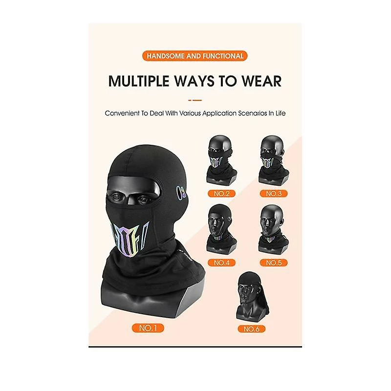 Unbranded Warm Face Bike Mask Anti-dust Imperméable à L’eau Coupe-vent Complet Couverture Faciale Chapeau Cou Casque Masque Balaclavas 3 Unbranded Warm Face Bike Mask Anti-dust Imperméable à L’eau Coupe-vent Complet Couverture Faciale Chapeau Cou Casque Masque Balaclavas – Image 3