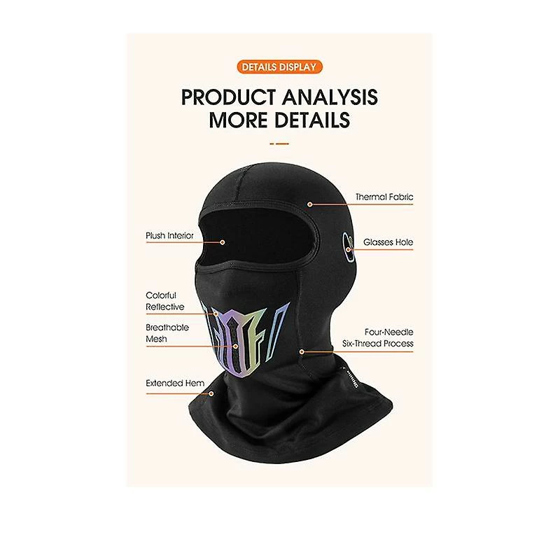 Unbranded Warm Face Bike Mask Anti-dust Imperméable à L’eau Coupe-vent Complet Couverture Faciale Chapeau Cou Casque Masque Balaclavas 5 Unbranded Warm Face Bike Mask Anti-dust Imperméable à L’eau Coupe-vent Complet Couverture Faciale Chapeau Cou Casque Masque Balaclavas – Image 5