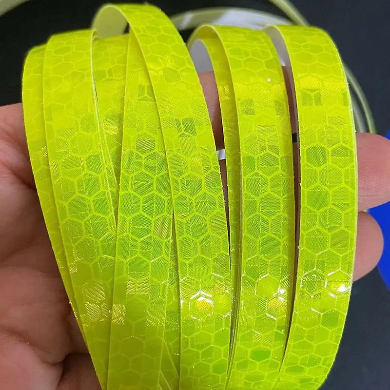 Alisili 1cm * 8m Autocollants De Vélo Ruban Réfléchissant Fluorescent VTT Vélo Bandes De Vélo Cyclisme Bandes De VTT Pour Casque De Vélo Moto Scooter 2 Alisili 1cm * 8m Autocollants De Vélo Ruban Réfléchissant Fluorescent VTT Vélo Bandes De Vélo Cyclisme Bandes De VTT Pour Casque De Vélo Moto Scooter – Image 2
