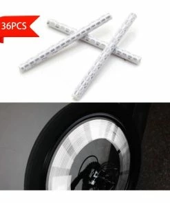Accessoires De Vélo 36pcs Vélo Vélo Roue Rayon Réflecteur Clips Bande Réfléchissante Tube 399 - Avis / Test