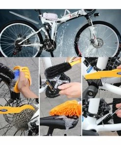 【Accessoires De Vélo】BIKIGHT 6 Kit D'outils De Nettoyage De Vélo - Vélo Ensemble De Brosses De Roue à Chaîne_NP3245 - Avis / Test