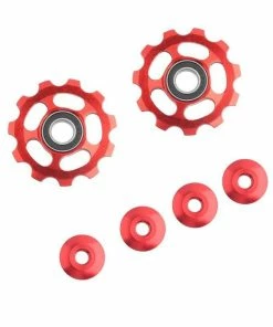 Bike Jockey Poulie De Dérailleur Arrière De Roue Jockey 2 Pièces En Aluminium 11T Pour Vélo Vélo (rouge) - Avis / Test