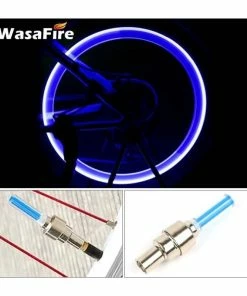 Bleu -WasaFire – Mini Bouchons De Valve De Roue De Vélo, Lumière LED Pour Rayons De Cyclisme De Nuit, 4 Couleurs - Avis / Test