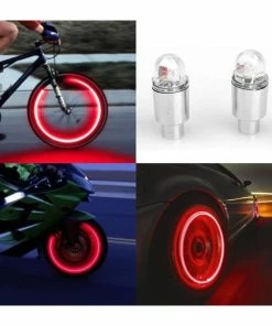 Bouchons De Tige De Pneu Néon Led, 2 Pièces, Accessoires Pour Vélo, Lumière De Roue A -WGHY3174 - Avis / Test