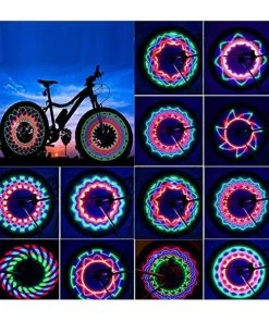 Bright Feux De Roue De Vélo Lumières De Jante De Vélo LED 32pcs Imperméables Avec Capteur De Lumière Et Capteur De Mouveme - Avis / Test