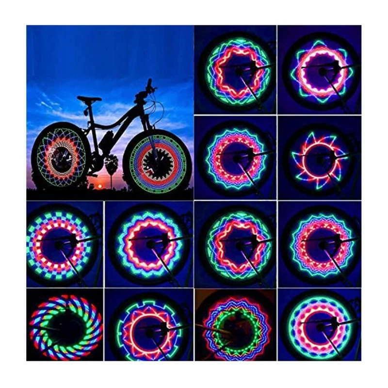 Bright Feux De Roue De Vélo Lumières De Jante De Vélo LED 32pcs Imperméables Avec Capteur De Lumière Et Capteur De Mouveme - Avis / Test 1 Bright Feux De Roue De Vélo Lumières De Jante De Vélo LED 32pcs Imperméables Avec Capteur De Lumière Et Capteur De Mouveme - Avis / Test