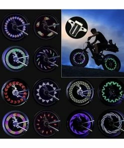 Herefun 2pcs LED Roue Lumières, Lumières De Roue De Vélo Roue Rayon Étanche Lampes LED, Décoration Rayons De Roue De Vélo - Avis / Test