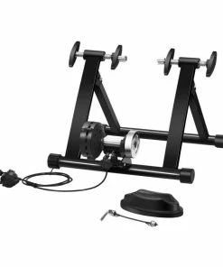 Home Trainer Vélo Pliable Pour Roue 26-28’’ - 700C Avec 8 Réglages De RésistanceSupport D'entrainement Vélo Avec Patin - Avis / Test