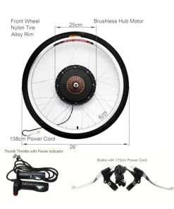 Kit De Conversion Vélo électrique Avec Moteur De Roue Arrière 26- 48 V 1 000 W - Avis / Test