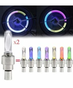 Lumières De Vélo 2pcs Voiture Moto Roue Pneu Pneu Valve Bouchon Flash LED A Parlé C280 - Avis / Test