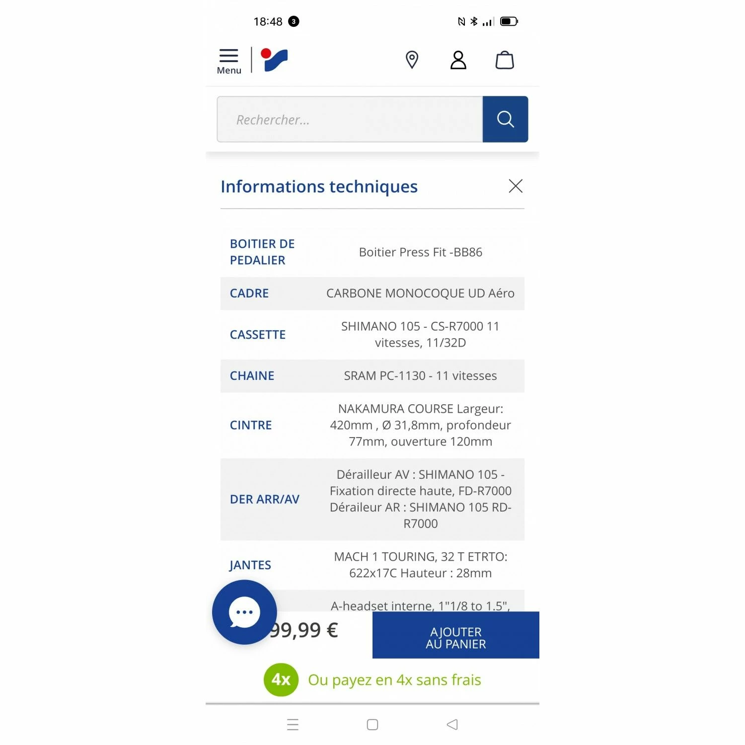 Vélo De Course 100% - 54 3 Vélo De Course 100% - 54 – Image 3