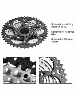 Qiilu Roue Libre Pour Shimano Pignon De Cassette De Roue Libre De Vélo ZTTO 10 Vitesses 11-42T Accessoire De Remplacement De V - Avis / Test