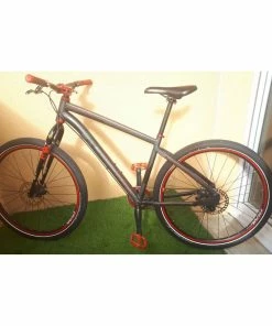 Vélo Urbain Rockrider 8 Vélo Urbain Rockrider -Pédales de vélo Soldes Boutique velo 275 single speed noir et rouge 2